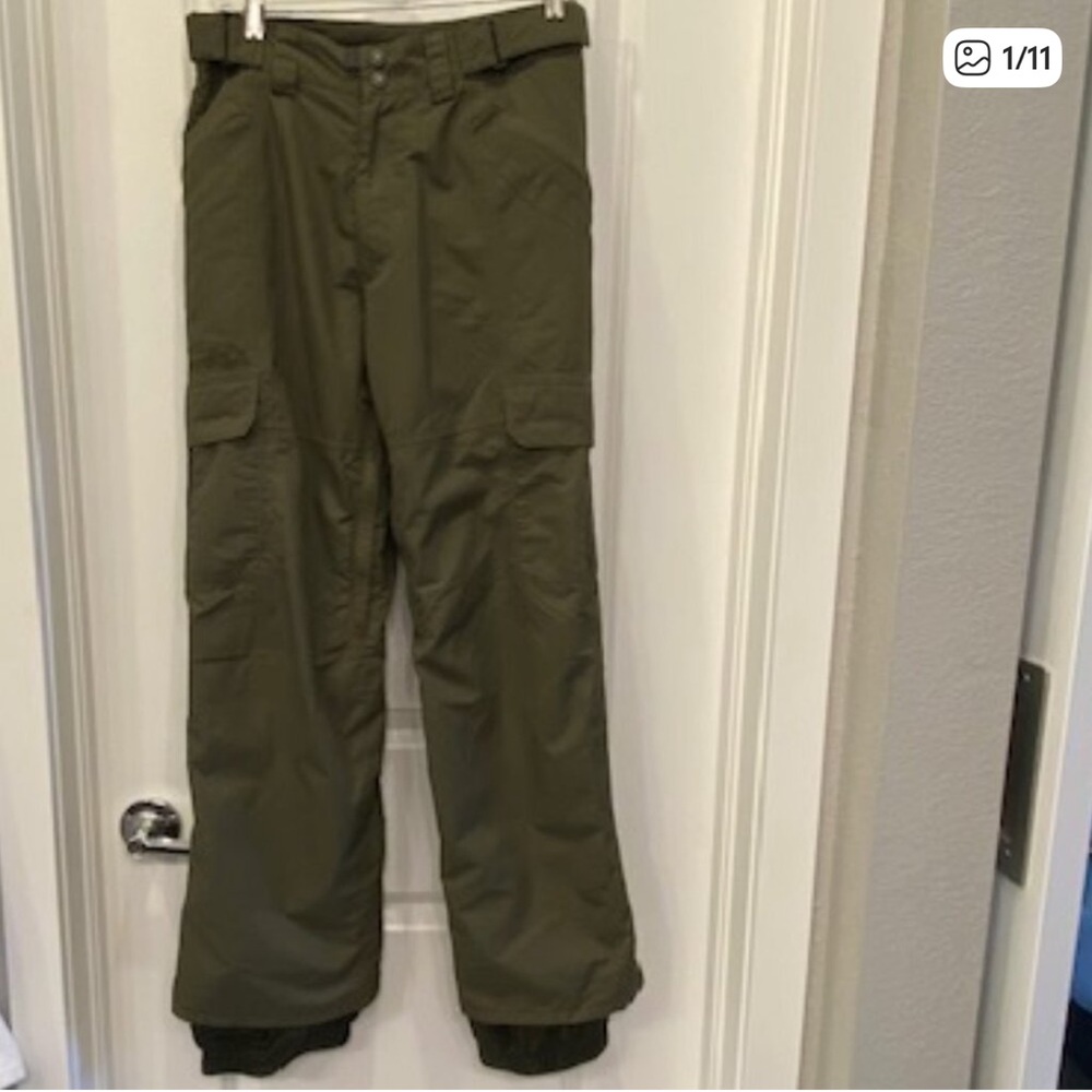 BURTON Formula Olive Green Ski Snowboard Snow Pants Womens Small